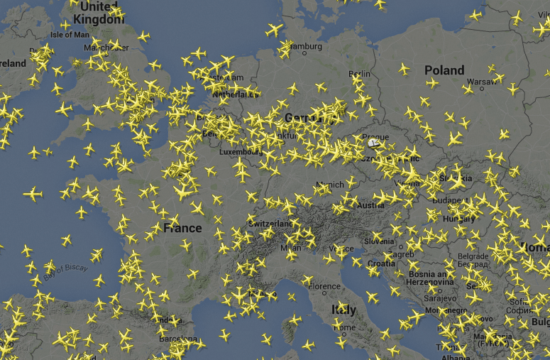 Flugzeug Tracking